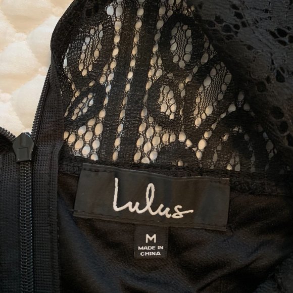 Lulu's Appetite for Seduction Black Lace Dress - Picture 9 of 9